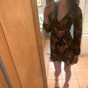 Francesca’s Floral Wrap Dress Sz. XXS